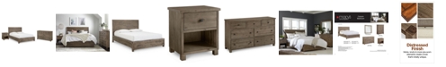 Furniture Canyon Platform Bedroom Furniture, 3 Piece Bedroom Set, Created for Macy's,  (King Bed, Dresser and Nightstand)